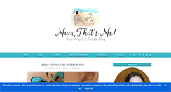 Desktop Screenshot of mummythatsme.com